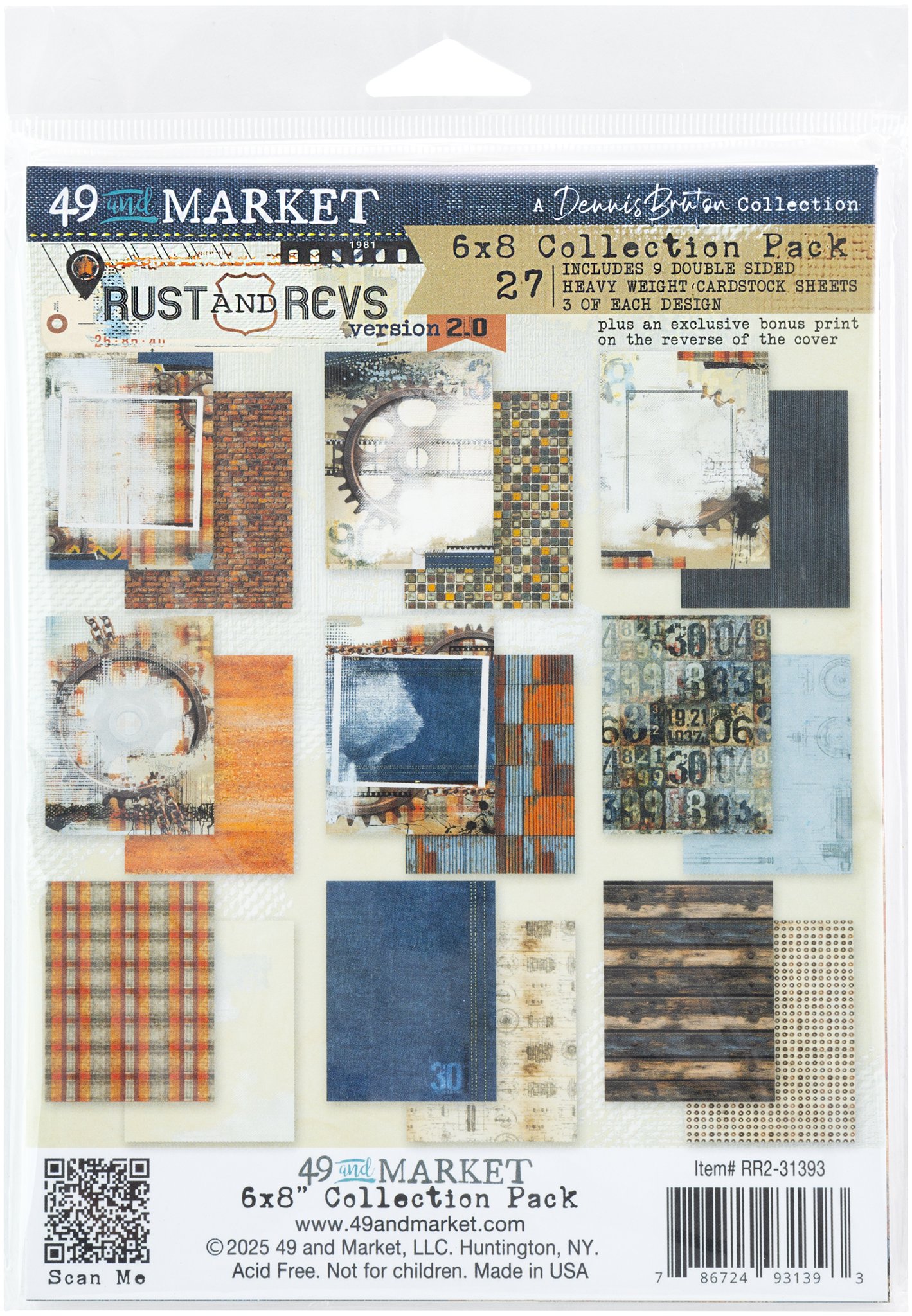Bild von 49 And Market Collection Pack 6"X8"-Rust & Revs 2.0 