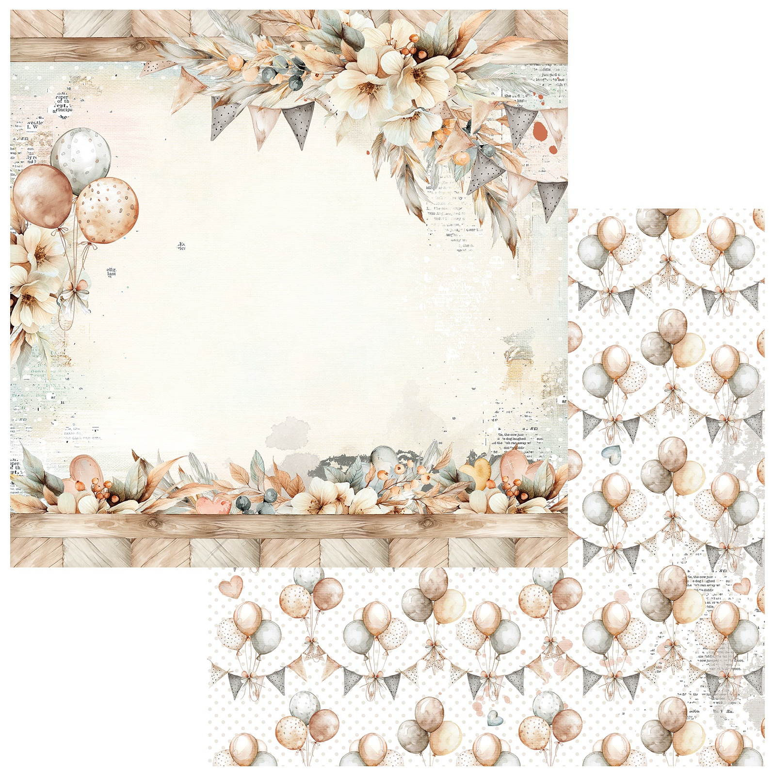 Bild von Little Celebrations Double-Sided Cardstock 12"X12"-Uplifting Moments