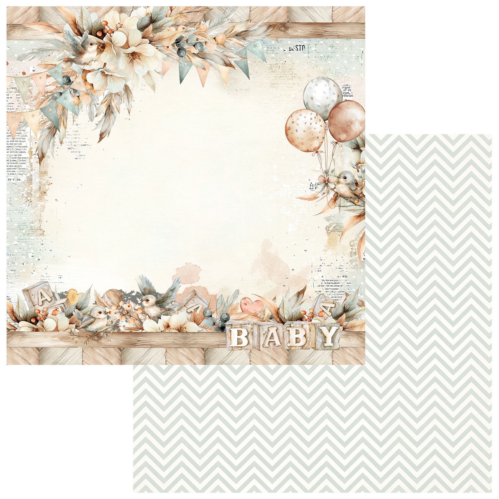 Bild von Little Dreamer Double-Sided Cardstock 12"X12"-Bundle Of Joy