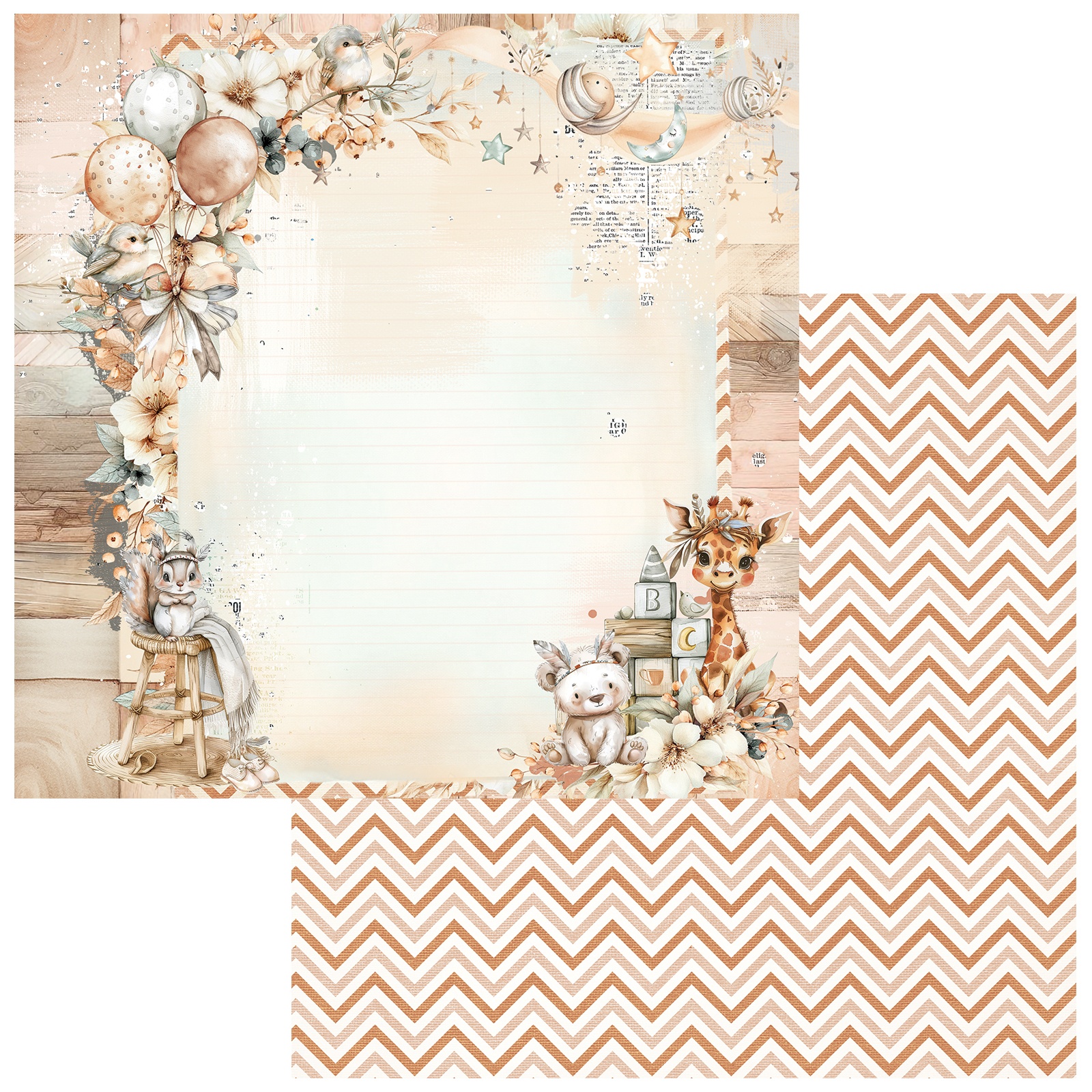 Bild von Little Dreamer Double-Sided Cardstock 12"X12"-Tiny Treasures