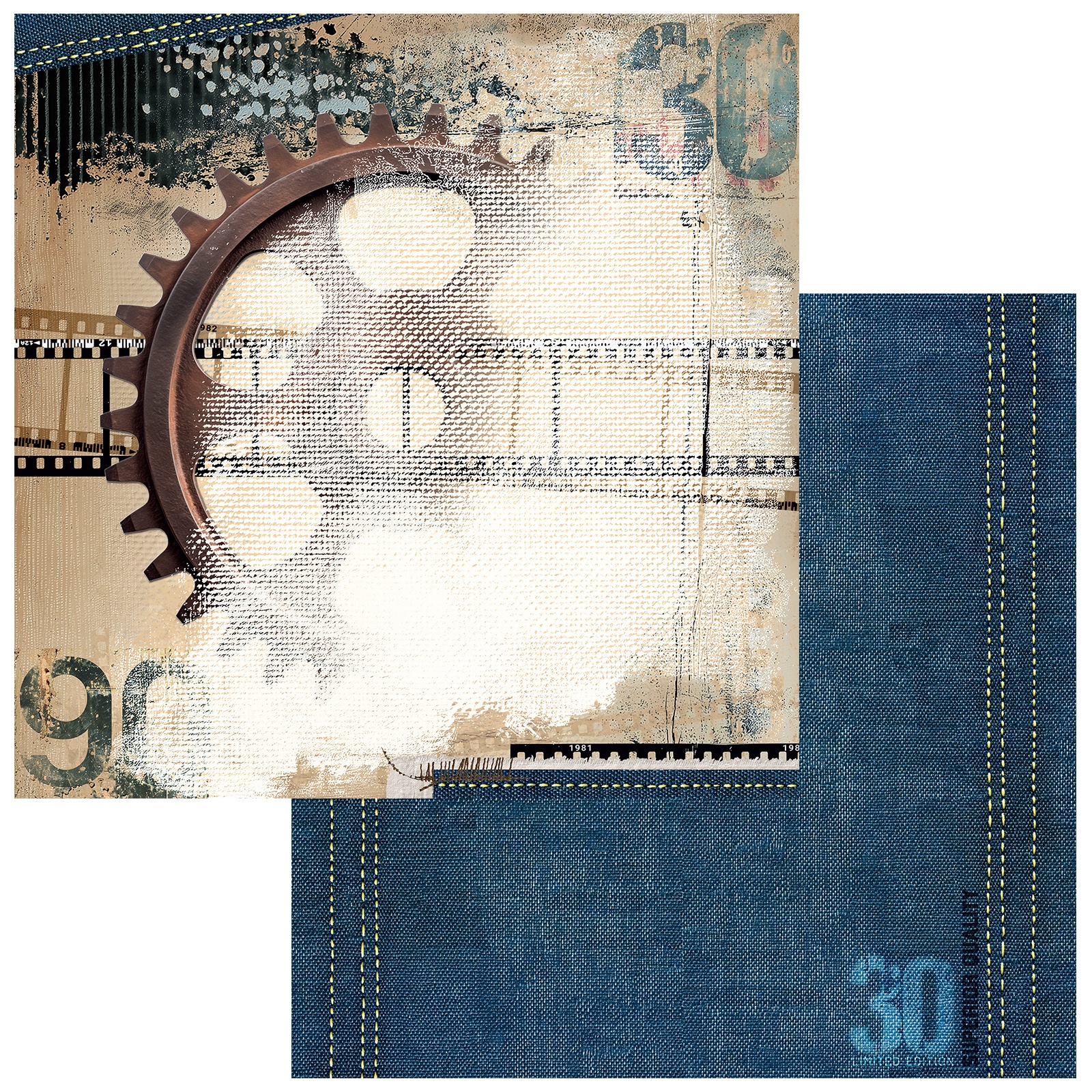 Bild von Rust & Revs 2.0 Doulble-Sided Cardstock 12"X12"-Rugged