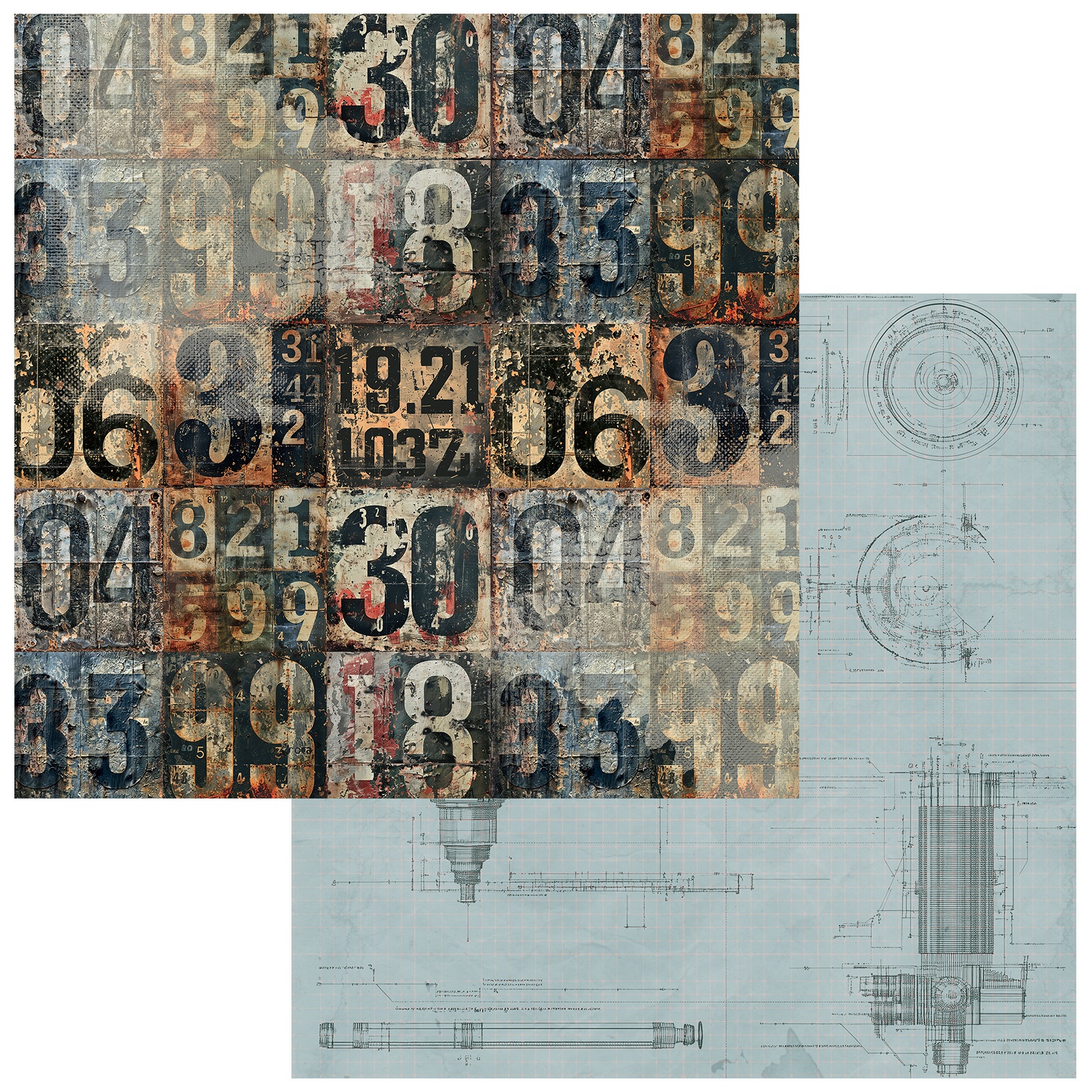 Bild von Rust & Revs 2.0 Doulble-Sided Cardstock 12"X12"-Steadfast