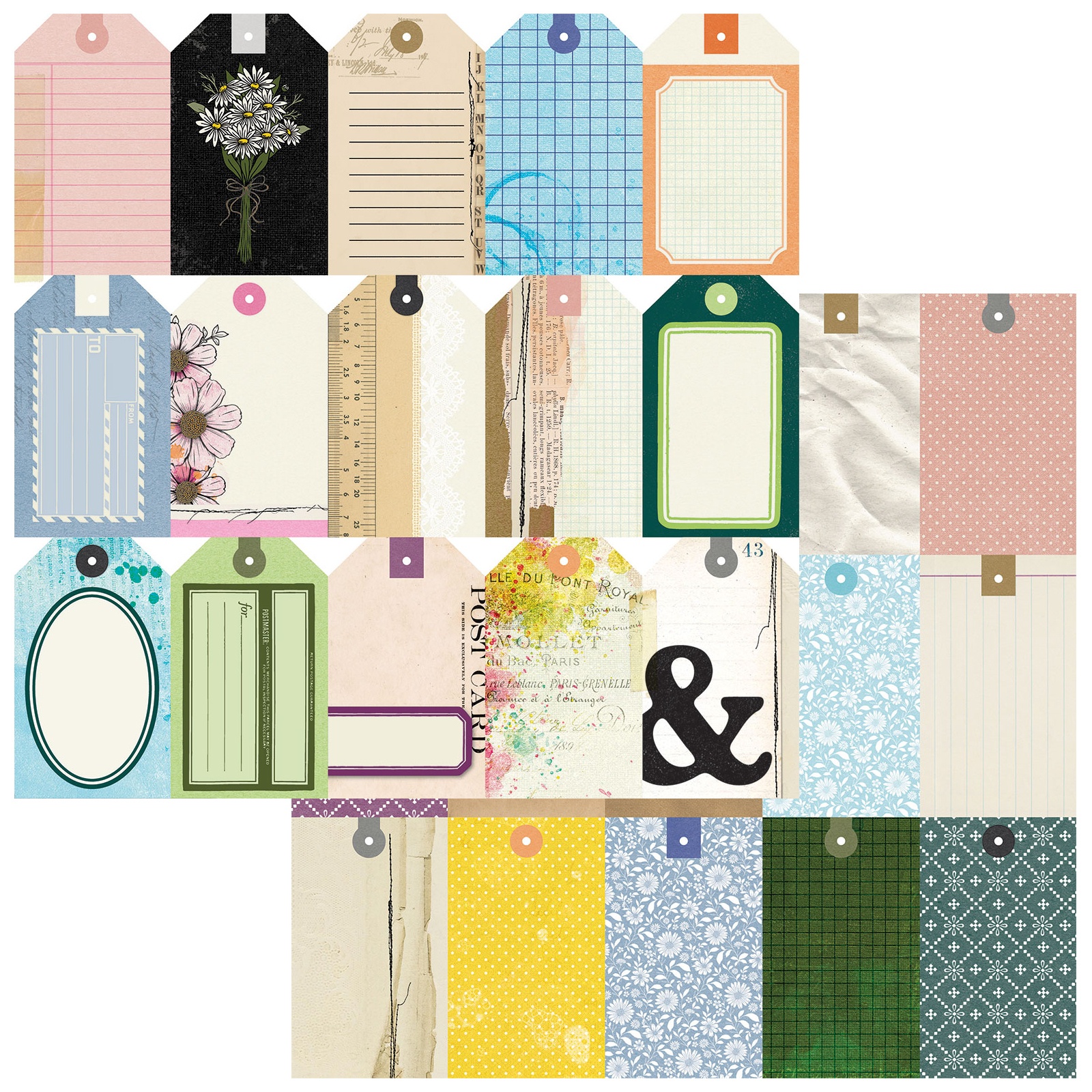 Bild von The Flower Emporium Starters Dbl-Sided Cardstock 12"X12"  -10