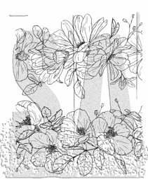 Bild von Tim Holtz Cling Stamps 7"X8.5"-Floral Trims