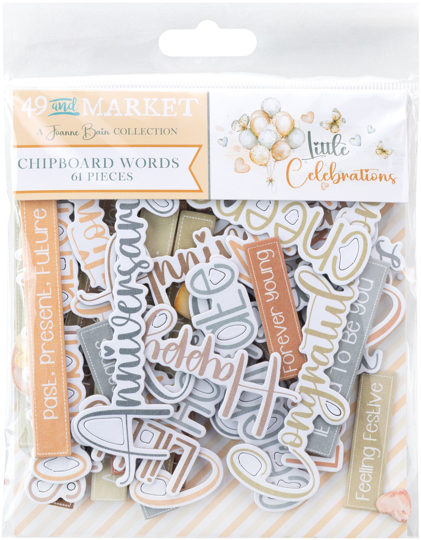 Bild von 49 And Market Chipboard Set-Little Celebrations