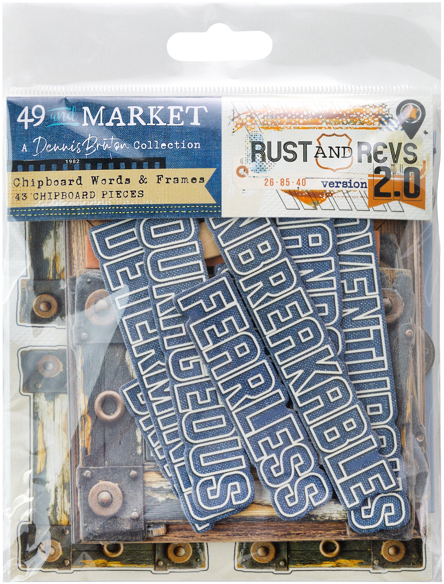 Bild von 49 And Market Chipboard Set-Rust & Revs 2.0 