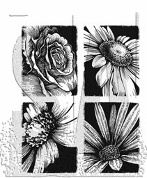Bild von Tim Holtz Cling Stamps 7"X8.5"-Bold Botanicals