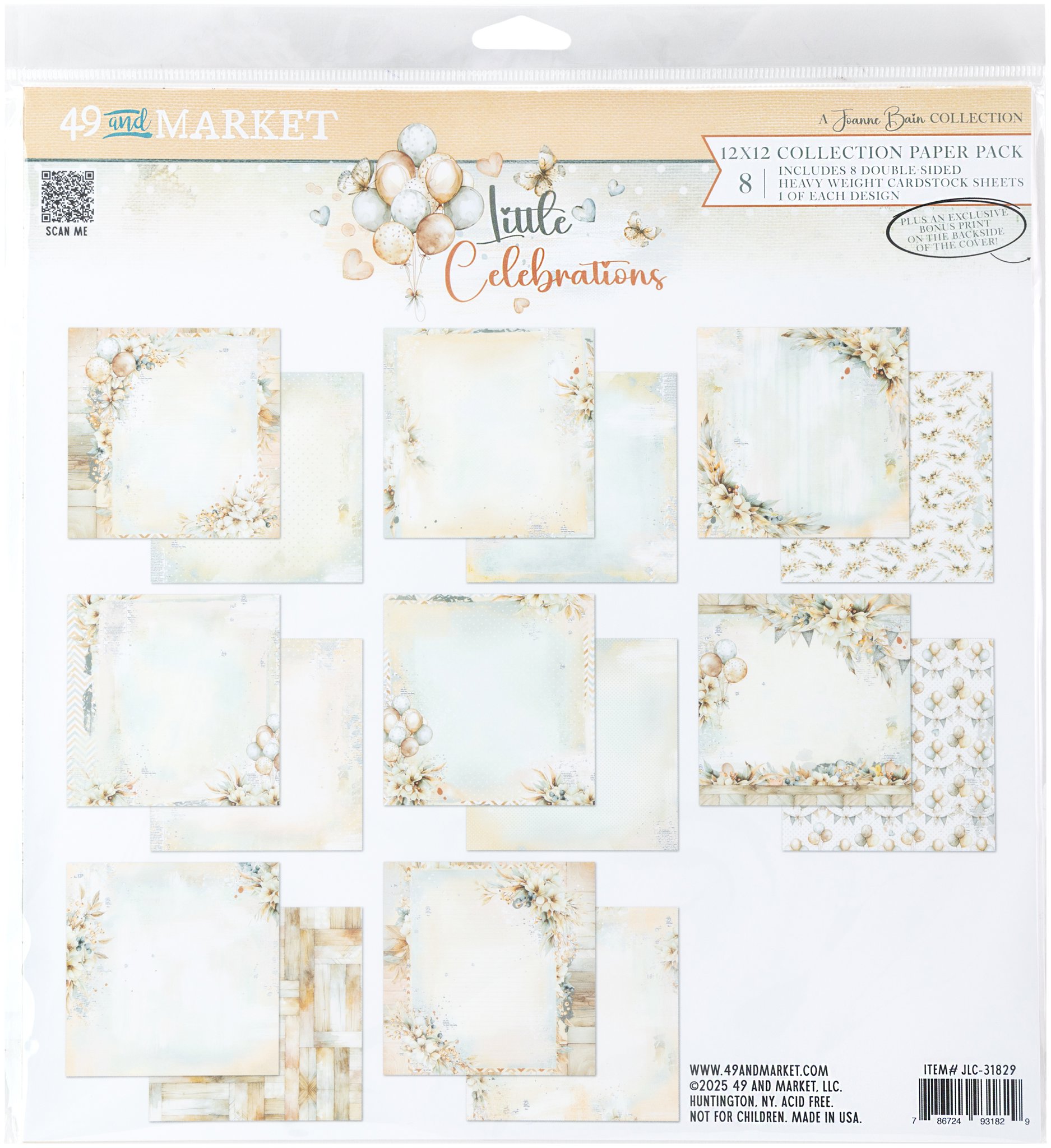 Bild von 49 And Market Collection Pack 12"X12"-Little Celebrations