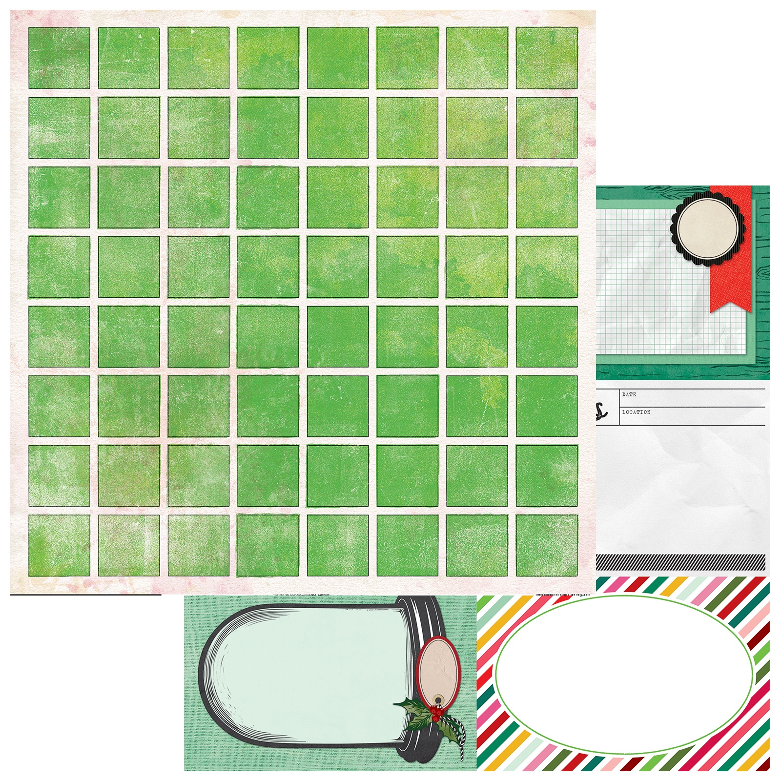 Bild von Mistletoe And Memories Double-Sided Cardstock 12"X12"-Starters #9