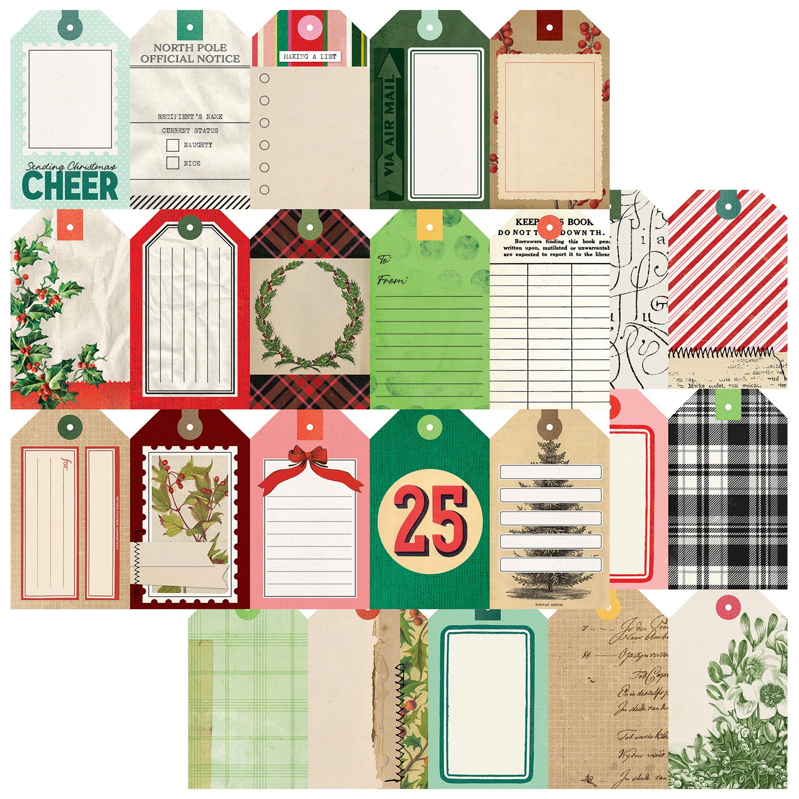 Bild von Mistletoe And Memories Double-Sided Cardstock 12"X12"-Starters #10