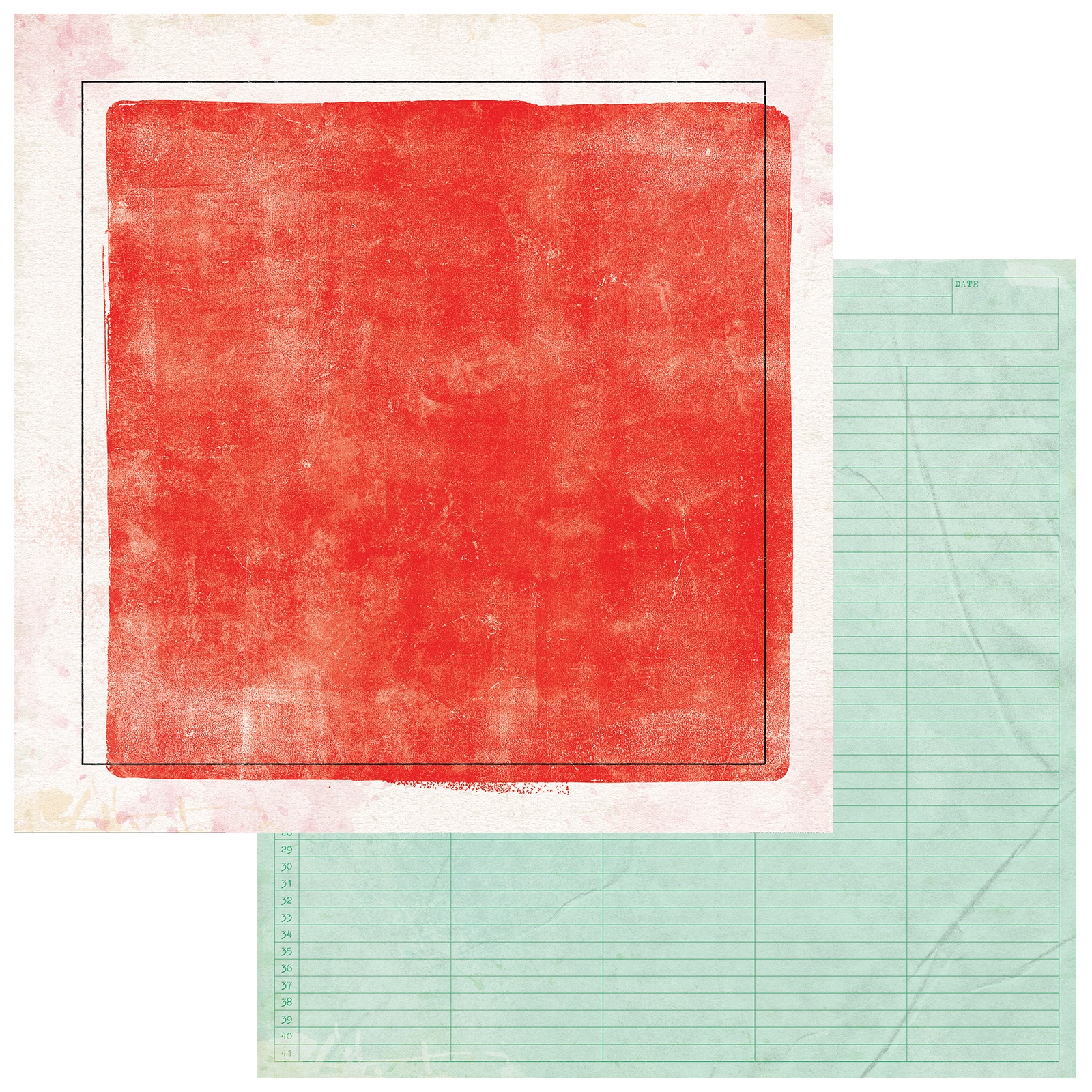 Bild von Mistletoe And Memories Double-Sided Cardstock 12"X12"-Starters #3