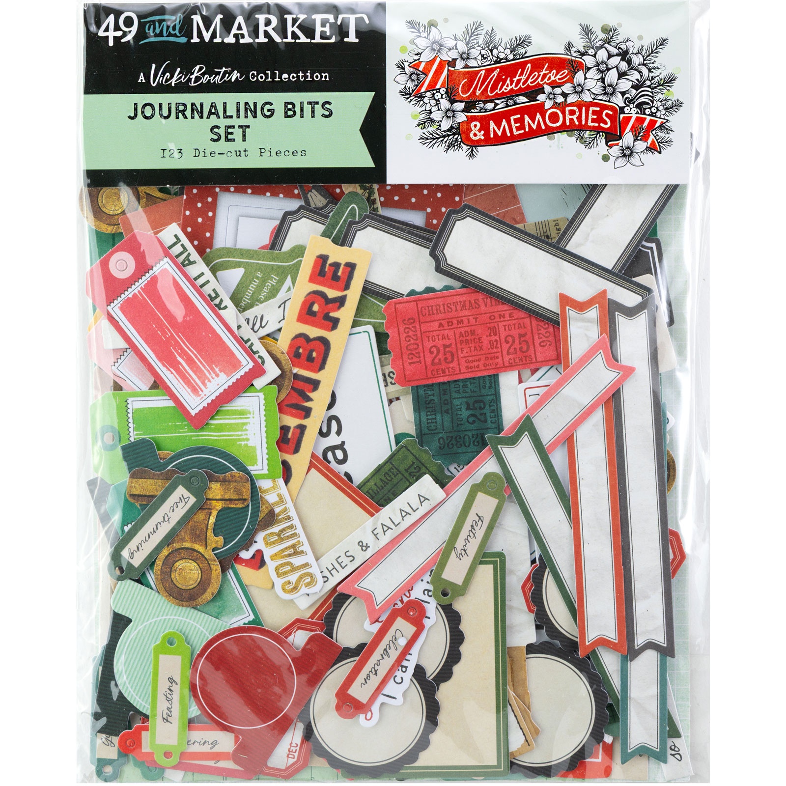 Bild von 49 And Marketing Die-Cuts-Journaling, Mistletoe And Memories