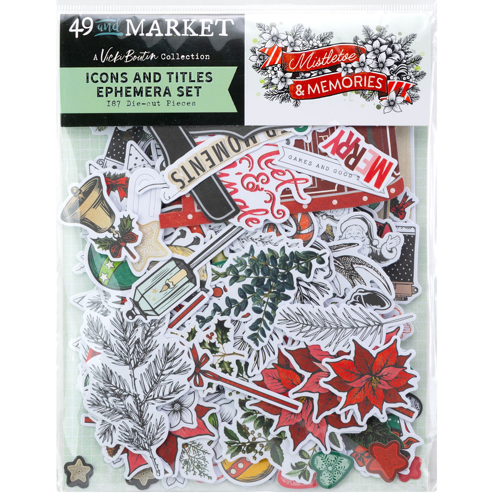 Bild von 49 And Marketing Die-Cuts-Icons, Mistletoe And Memories