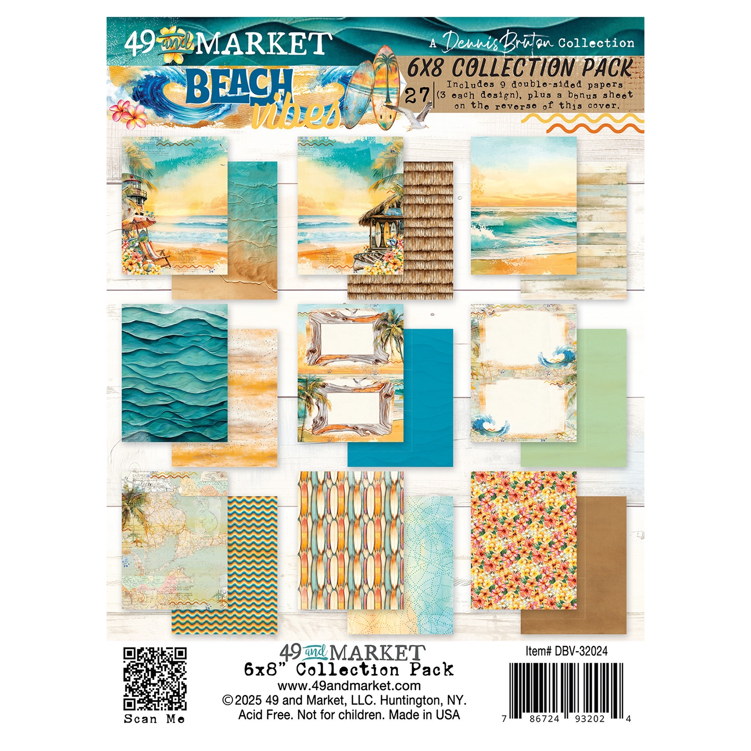 Bild von 49 And Market Collection Pack 6"X8"-Beach Vibes