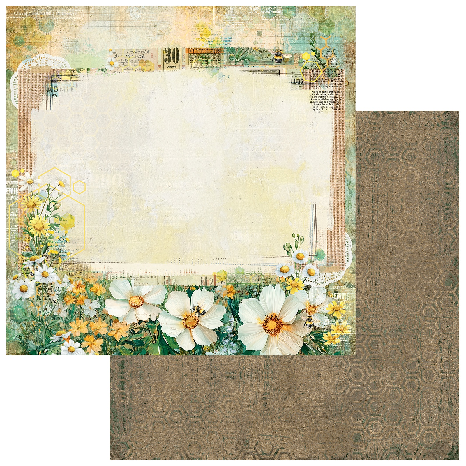 Bild von Botanical Buzz Double-Sided Cardstock 12"X12"-Meadow