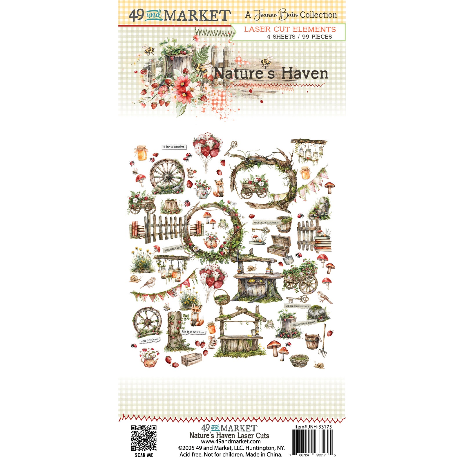 Bild von 49 And Market Laser Cut Outs-Element, Nature's Haven