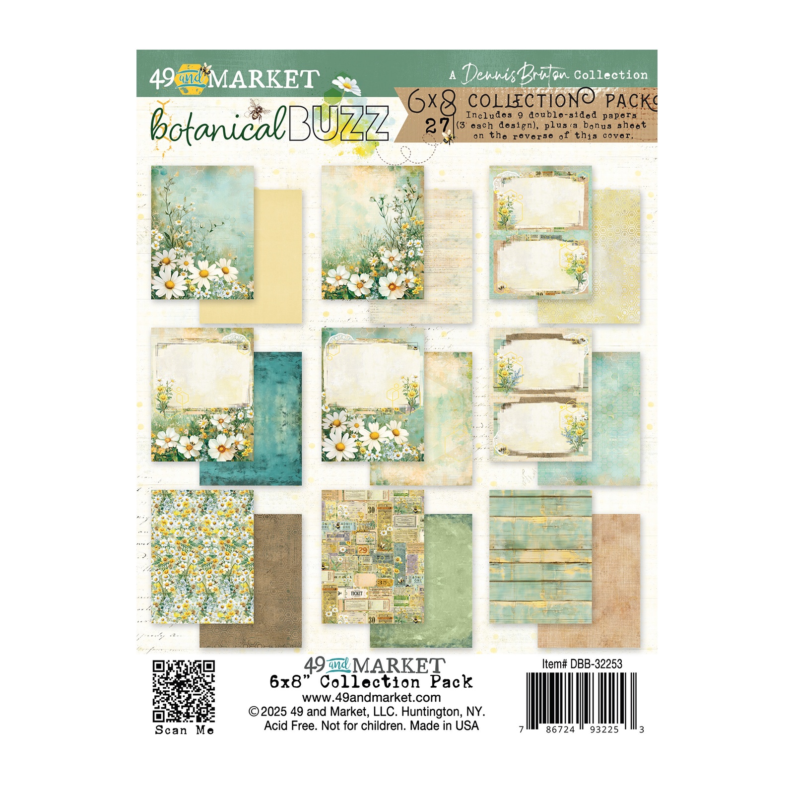 Bild von 49 And Market Collection Pack 6"X8"-Botanical Buzz