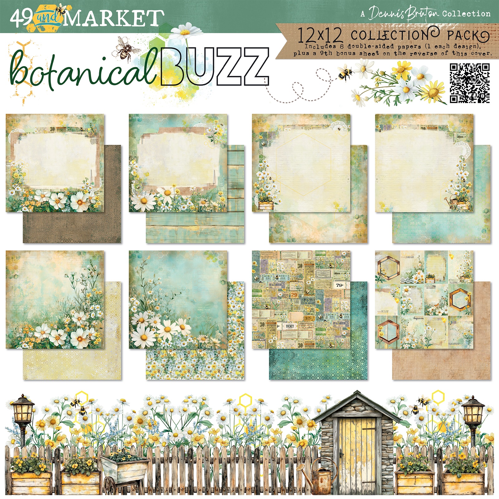Bild von 49 And Market Collection Pack 12"X12"-Botanical Buzz