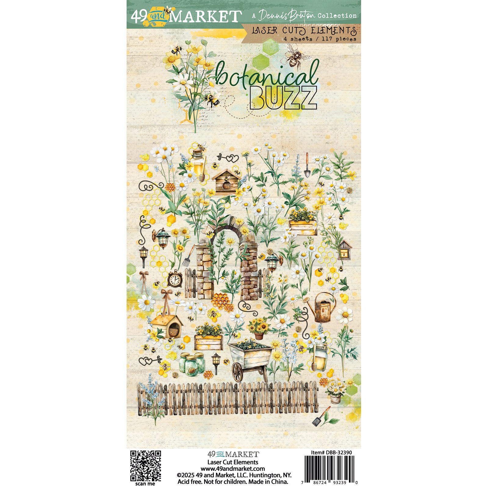 Bild von 49 And Market Laser Cut Outs-Element, Botanical Buzz