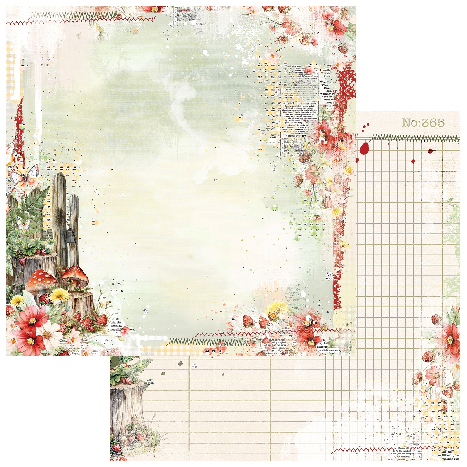 Bild von Nature's Haven Double-Sided Cardstock 12"X12"-Quiet Place