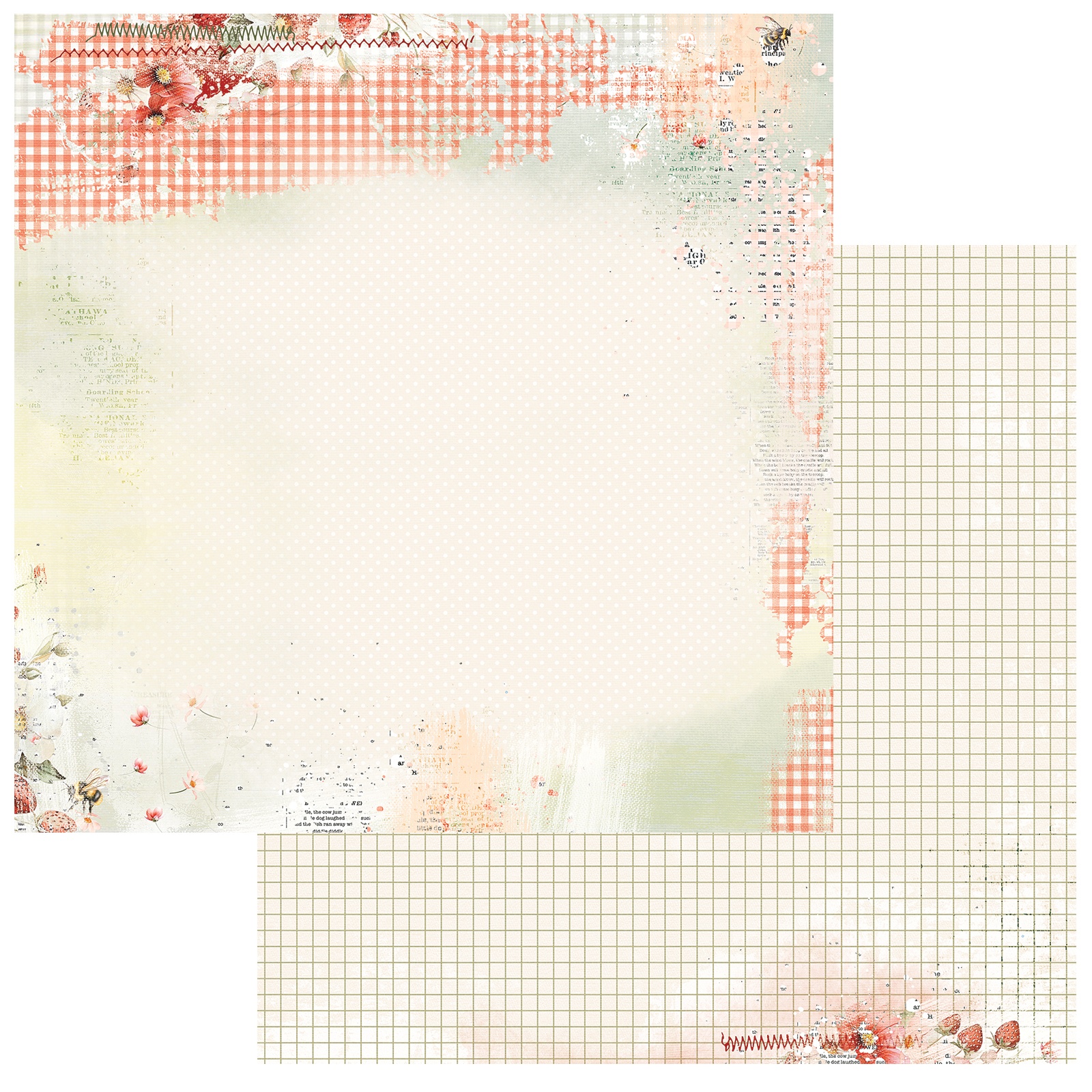 Bild von Nature's Haven Double-Sided Cardstock 12"X12"-Happy Place