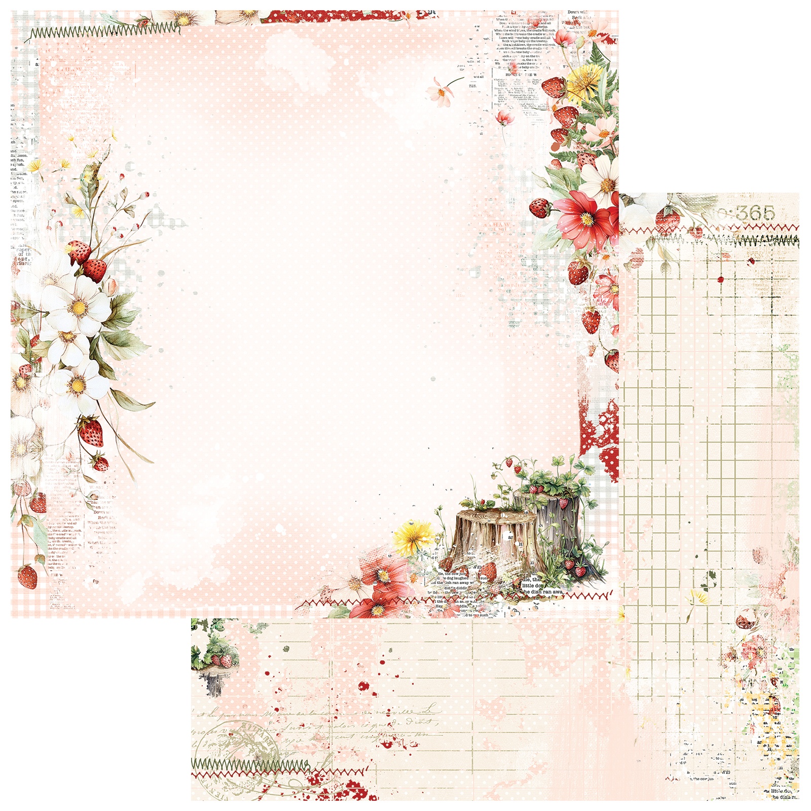 Bild von Nature's Haven Double-Sided Cardstock 12"X12"-Blossom Sprinkle