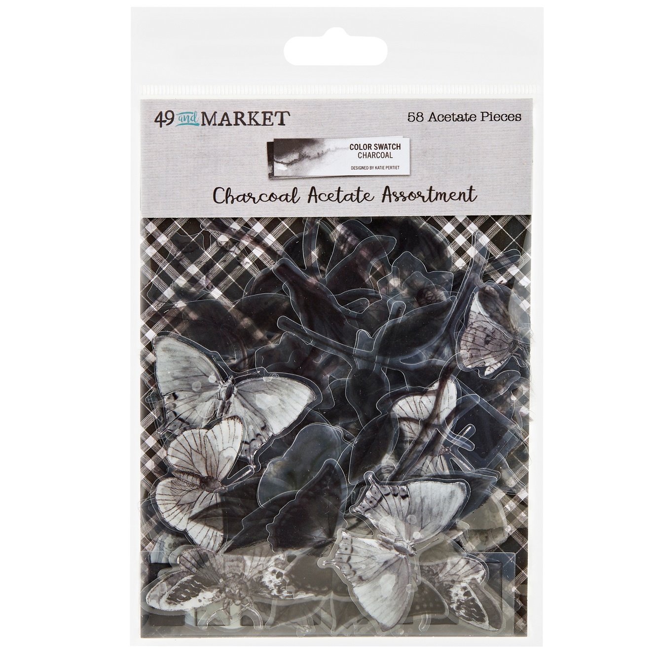Bild von Color Swatch: Charcoal Acetate Assortment-58/Pkg