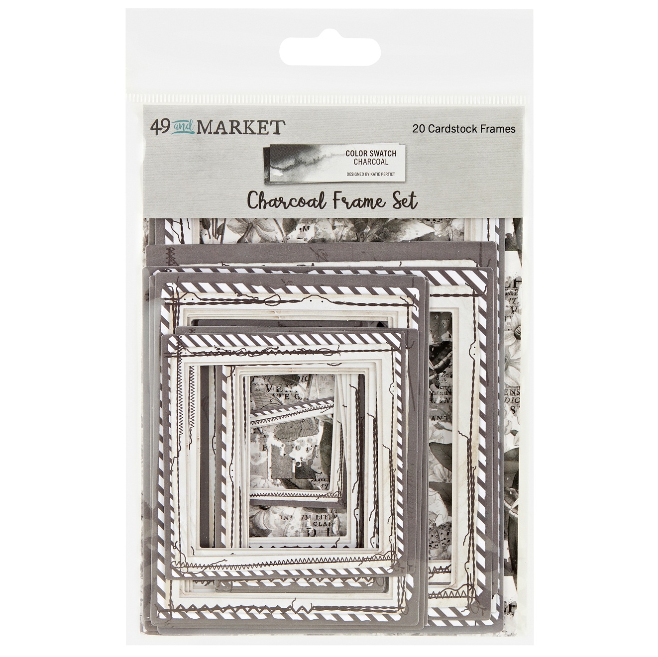 Bild von Color Swatch: Charcoal Frame Set-20/Pkg