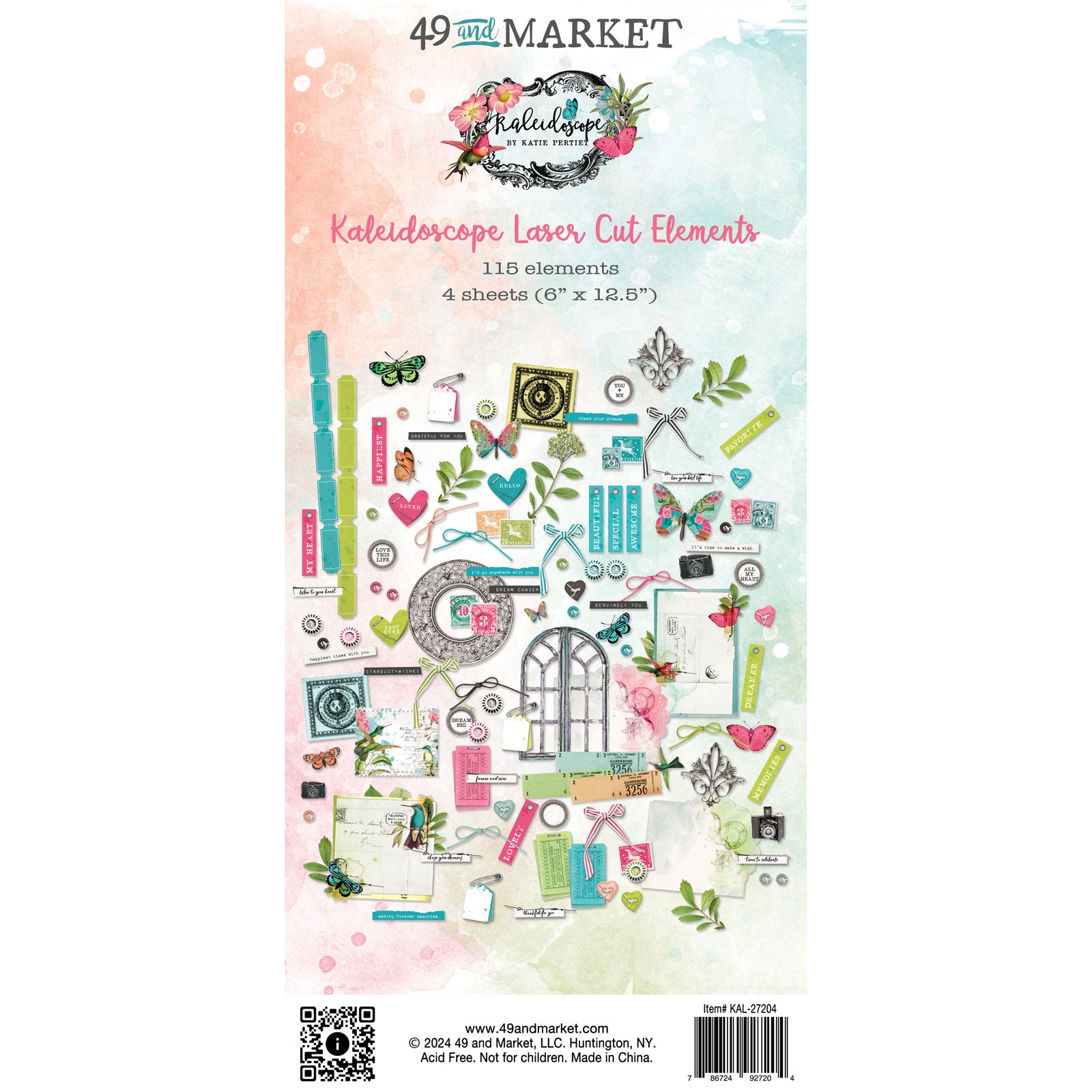 Bild von 49 And Market Laser Cut Outs-Elements, Kaleidoscope