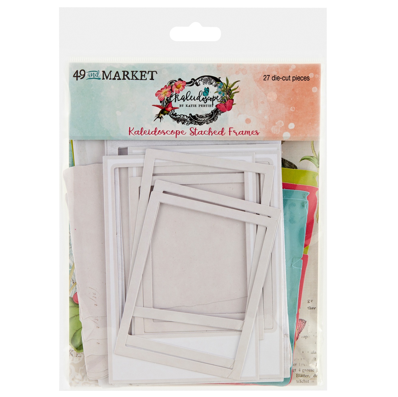 Bild von 49 And Market Chipboard Set-Stacked Frames, Kaleidoscope
