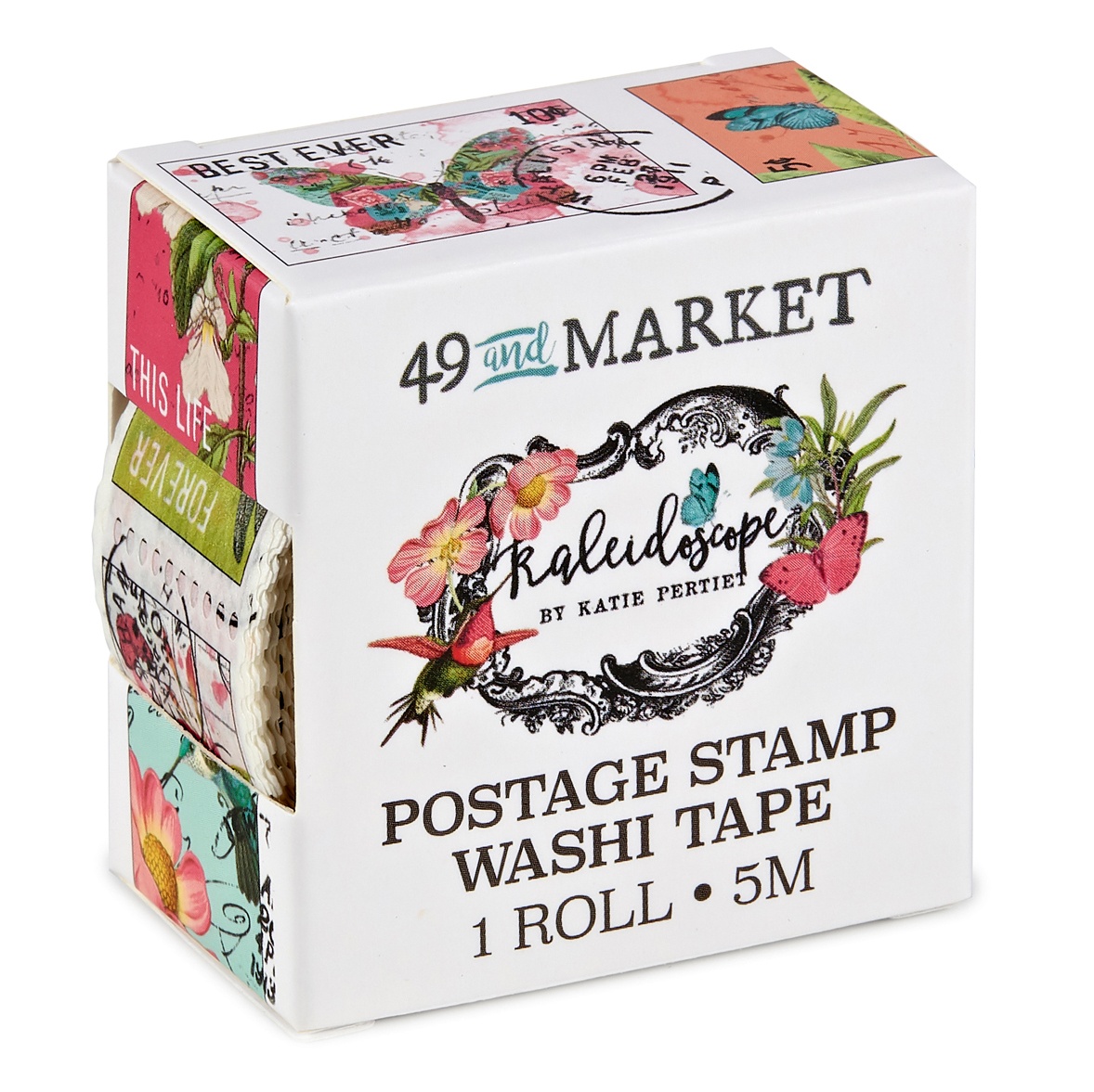 Bild von 49 And Market Washi Tape Roll-Postage, Kaleidoscop