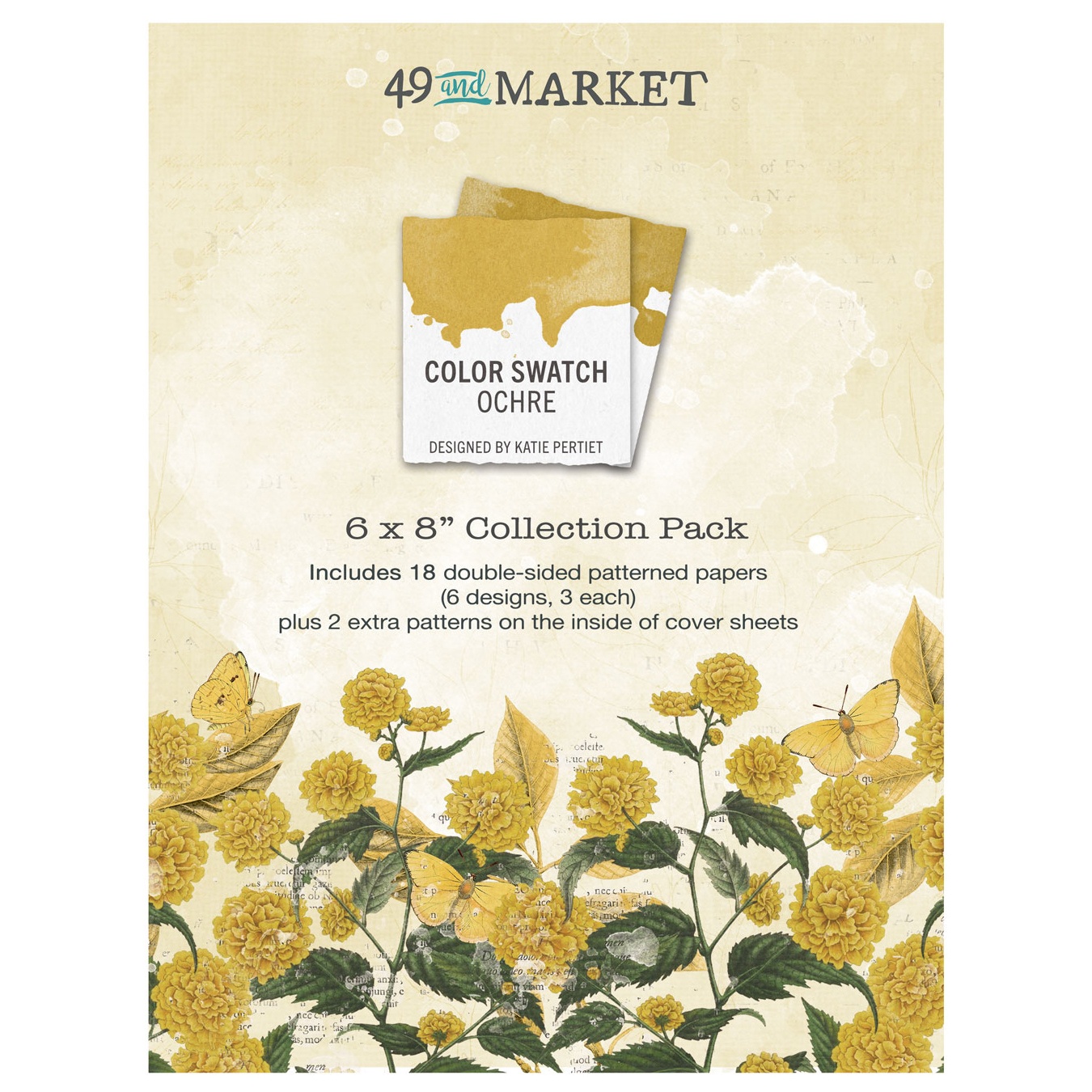 Bild von 49 And Market Collection Pack 6"X8"-Color Swatch: Ochre