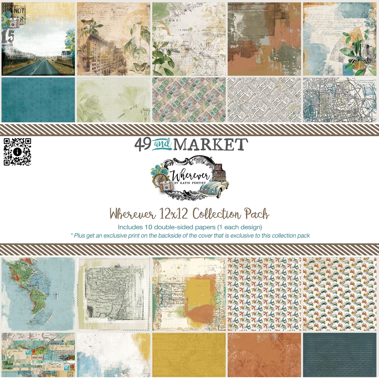 Bild von 49 And Market Collection Pack 12"X12"-Wherever