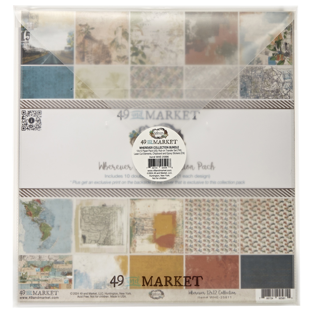 Bild von 49 And Market Collection Bundle With Custom Chipboard-Wherever