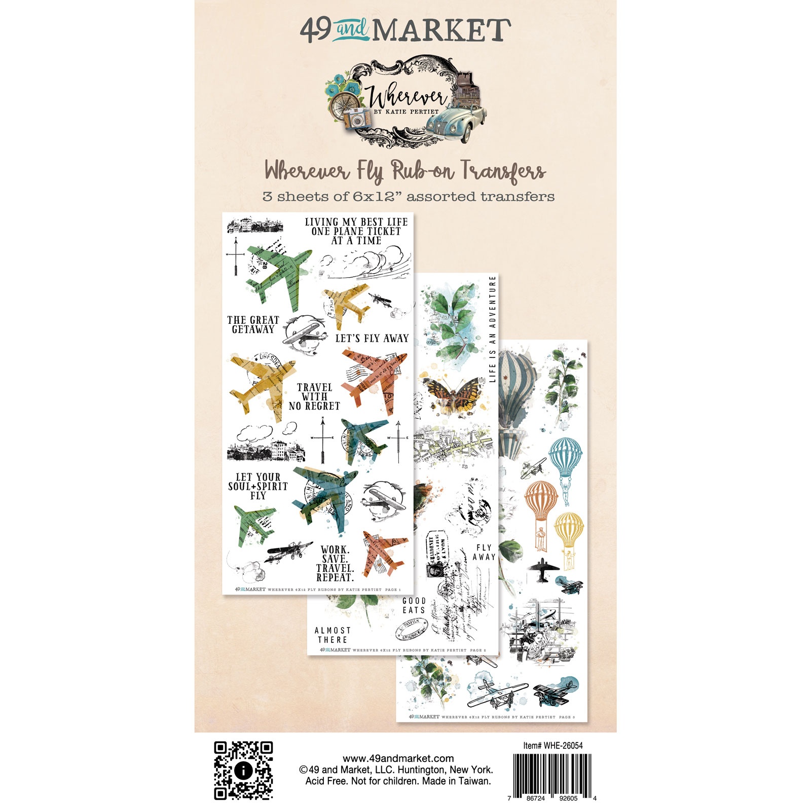 Bild von 49 And Market Rub-Ons-Fly, Wherever