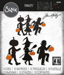 Bild von Sizzix Thinlits Dies By Tim Holtz 10/Pkg-Halloween Night