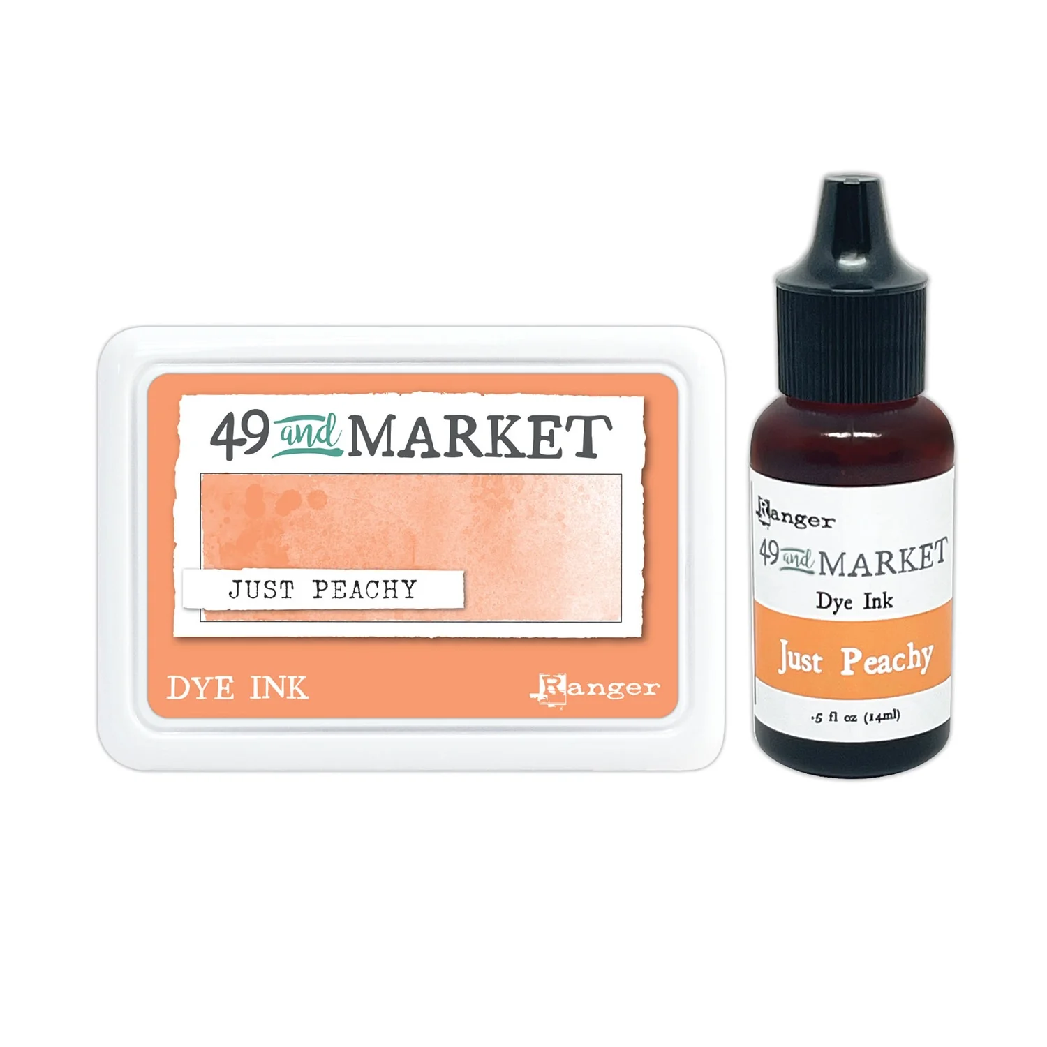Bild von Ranger 49 and Market Just Peachy Stempelkissen & Nachfüller Bundle