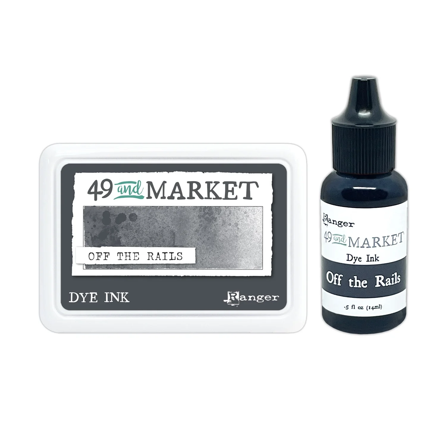 Bild von Ranger 49 and Market Off The Rails Stempelkissen & Nachfüller Bundle