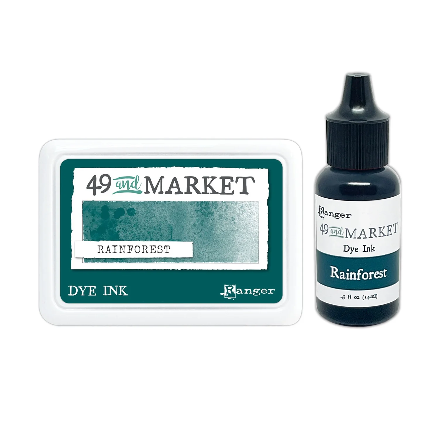 Bild von Ranger 49 and Market Rainforest Stempelkissen & Nachfüller Bundle