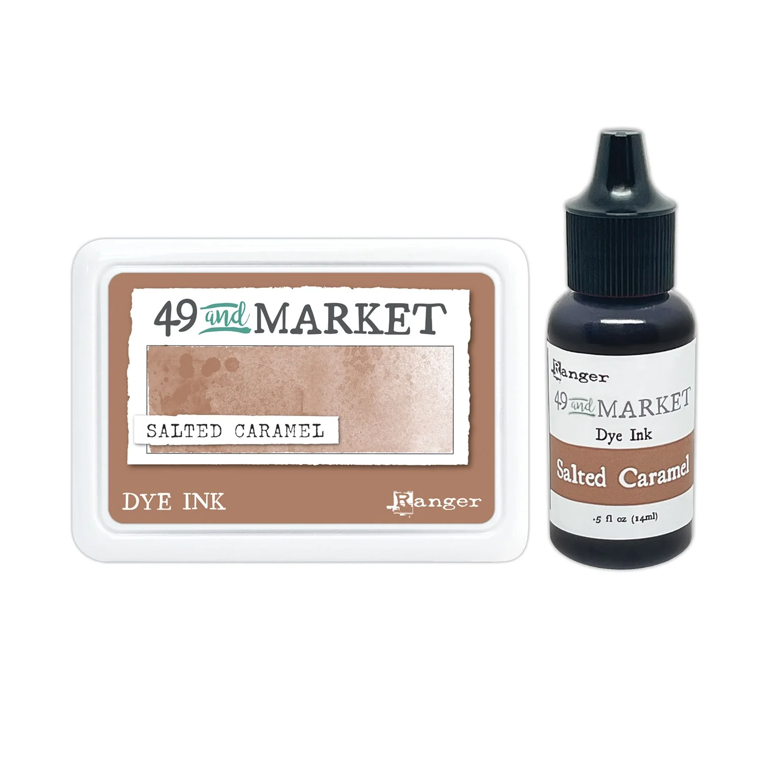 Bild von Ranger 49 and Market Salted Caramel Stempelkissen & Nachfüller Bundle