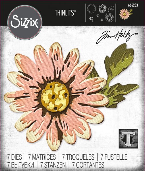 Bild von Sizzix Thinlits Dies By Tim Holtz 7/Pkg-Blossom