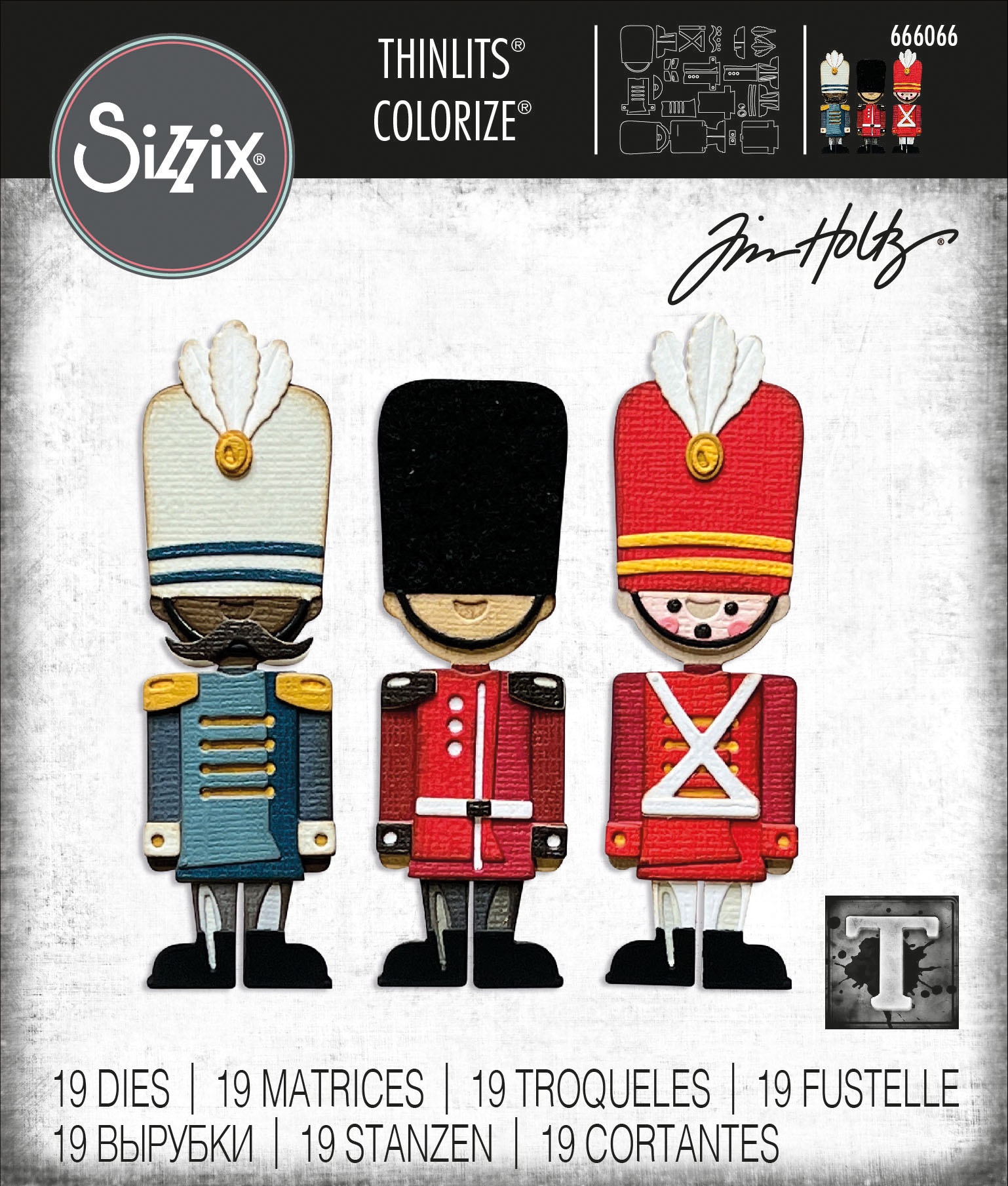 Bild von Sizzix Thinlits Dies By Tim Holtz 19/Pkg-Harvey Colorize