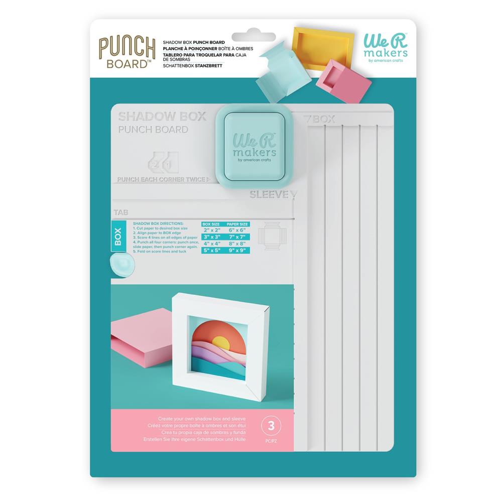 Bild von We R Makers Shadow Box Punch Board