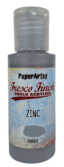 Bild von PaperArtsy Fresco Finish Arylfarbe - Zinc {Tracy Scott}