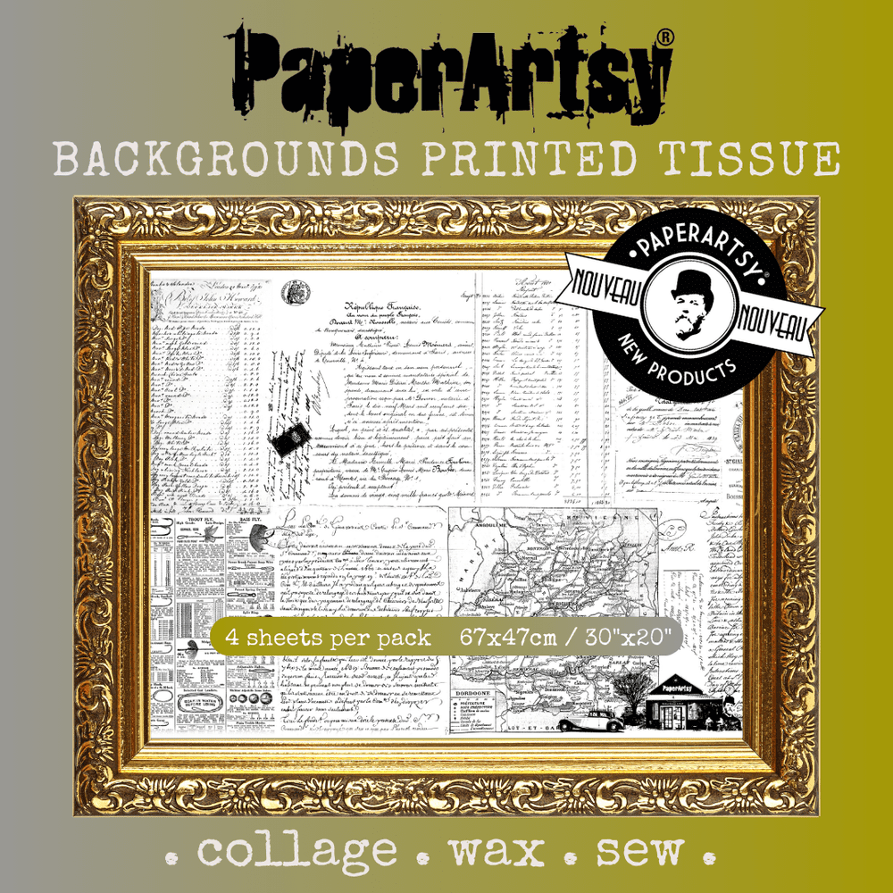 Bild von PaperArtsy Printed Tissue - Backgrounds