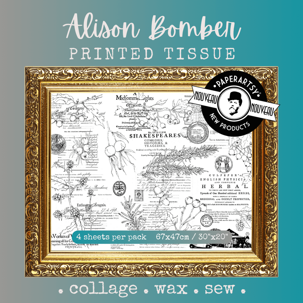 Bild von PaperArtsy Printed Tissue - Alison Bomber