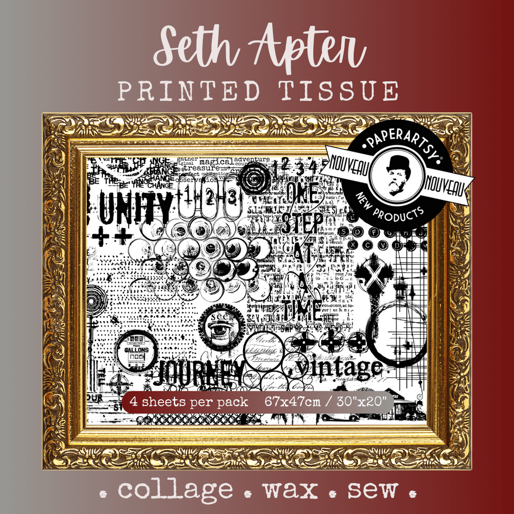 Bild von PaperArtsy Printed Tissue - Seth Apter