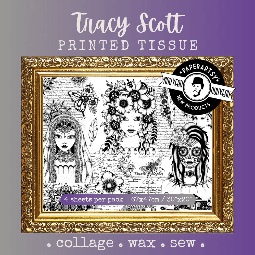 Bild von KPaperArtsy Printed Tissue - Tracy Scott