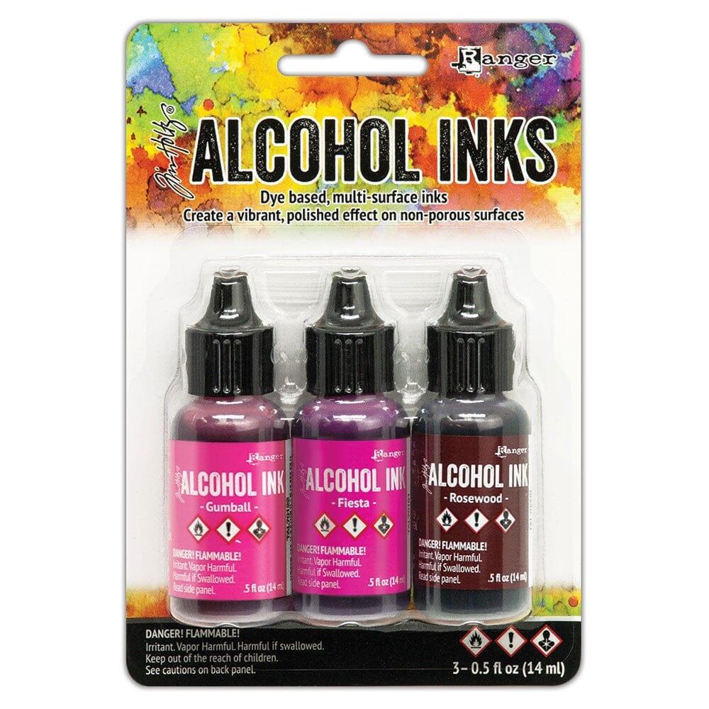 Bild von Tim Holtz Alcohol Ink   Set- Pink/Red Specturm