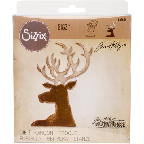 Bild von Dashing Deer - Sizzix Bigz Die by Tim Holtz